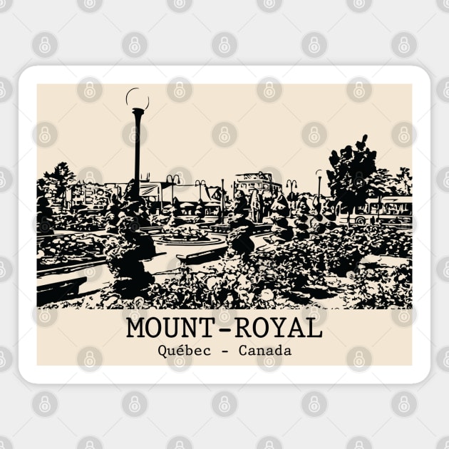 Mount Royal - Québec Magnet by Lakeric